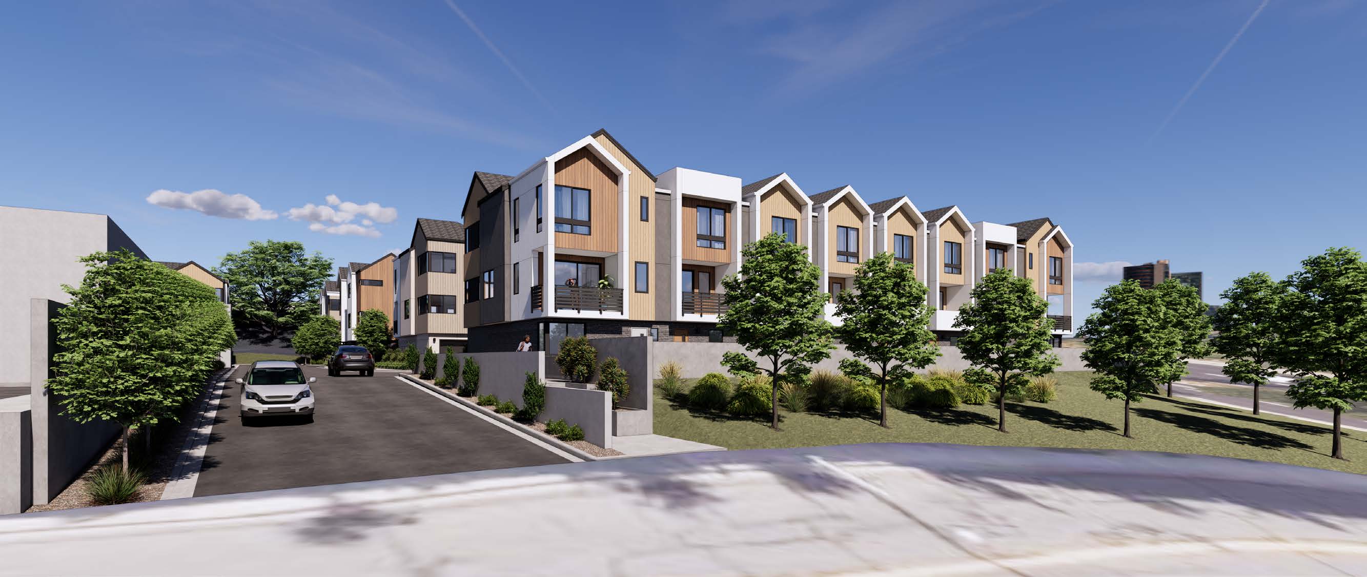 2 Davis Drive townhome rendering